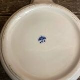 Set of 6 White Vintage Ceramic Escargot Dishes #D854