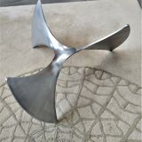 Knut Hesterberg's Propeller (propeller) aluminum round coffee table
