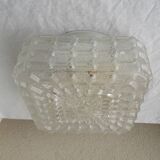 Plafonnier carré en verre