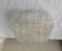 Square glass ceiling light
