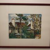 Gouache from the Jardin des Plantes in Paris