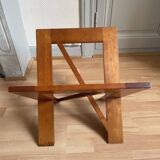 Wooden magazine rack