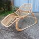 Fauteuil,  chaise longue rotin Ikea vintage