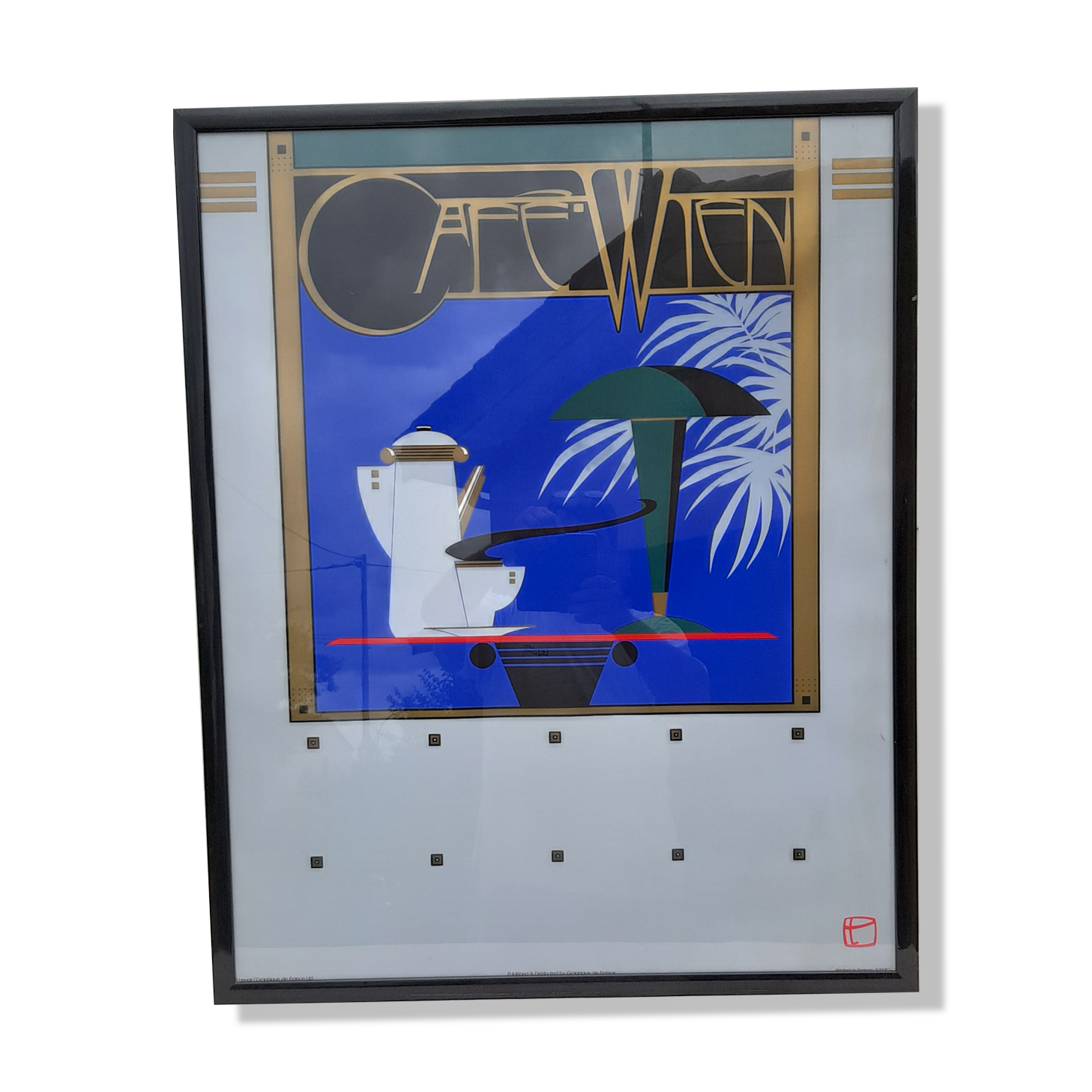 Poster lepas aamc " café wien