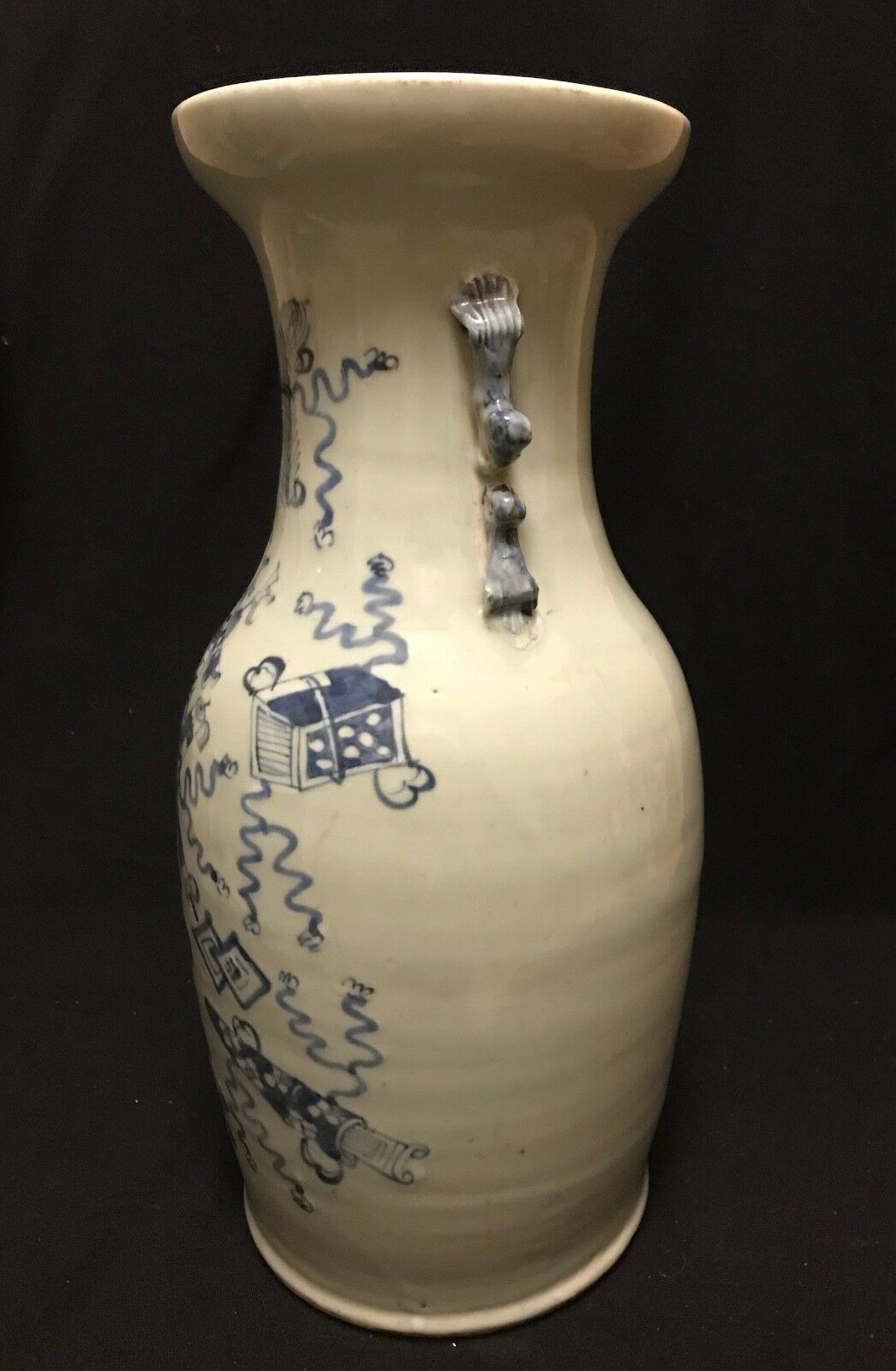China white blue porcelain vase