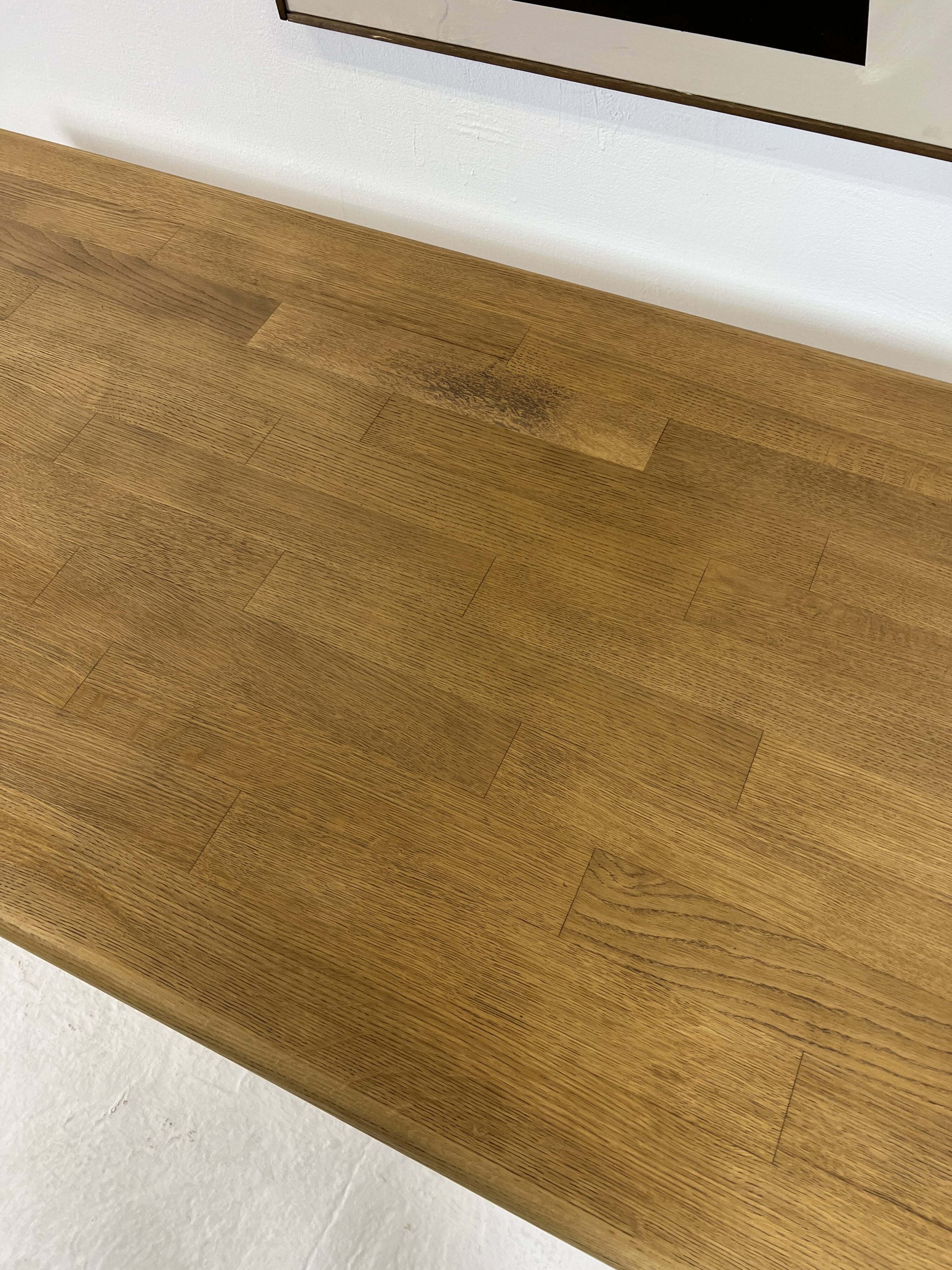 Ivory white base farmhouse table