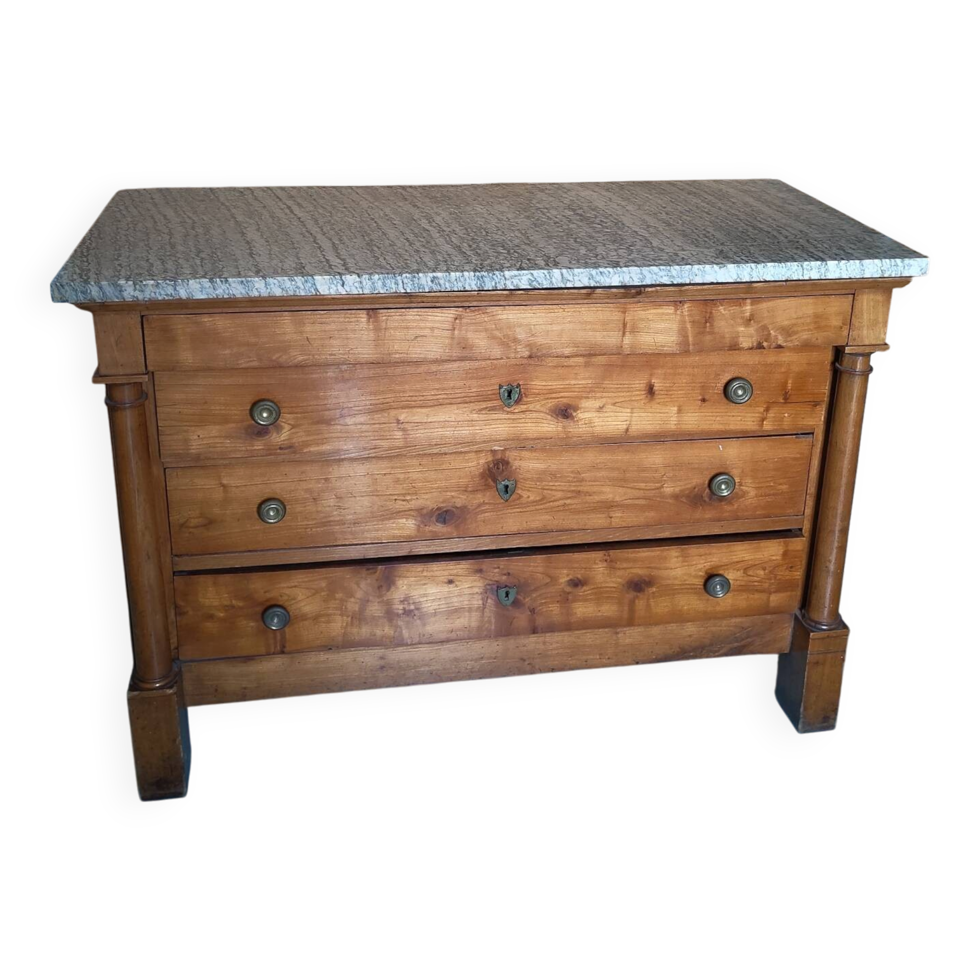Commode provençale avec plateau marbre