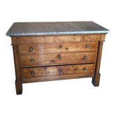 Commode provençale avec plateau marbre