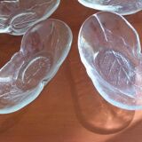 Lot de 6 ramequins en verre forme oblongue