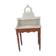 Coiffeuse Louis Philippe et son marbre avec miroir