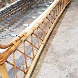 Vintage rattan bed