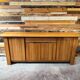 Enfilade in solid elm – 1980s