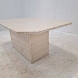 Rectangle Travertine Coffee or Side Table, Italy 1980s
