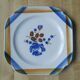 Pair of plates Flowers Saint Amand