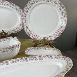Service en porcelaine de pillivuyt & cie 59 pièces, xixe siècle