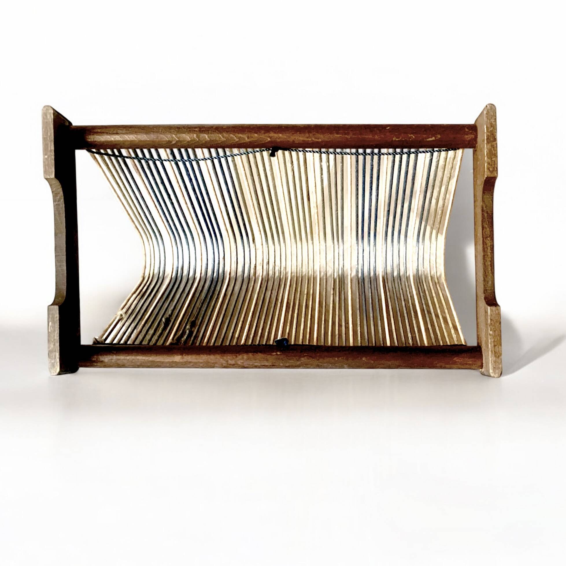 Vintage record holder for 50 vinyls - 1960s