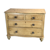 XIX dresser with glass buttons