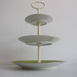 Multi-tiered porcelain tray, Stará Role porcelain, Czechoslovakia, 1950s.