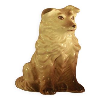 Ceramic dog statue