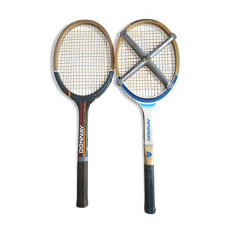 2 vintage donnay tennis rackets1965/1970