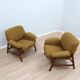 Pair 849 armchairs Gianfranco Frattini for Cassina Meda 1950s