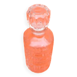 Cylindrical bottle " lever " transparent glass 1970
