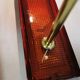 Wall lamps by Danish Vitrika with glass produced at Örrefors glass Sweden