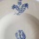 Hollow plate Luneville Keller Guerin thistle cross of Lorraine