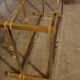 Table basse verre et laiton