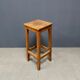 High oak stool from France