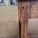 Farm table in solid pine with two drawers – 19th century