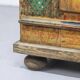 Rustic Farmhouse Folk Art Painted Bridal Cabinet