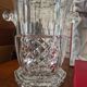 Large vintage Lorraine crystal champagne bucket