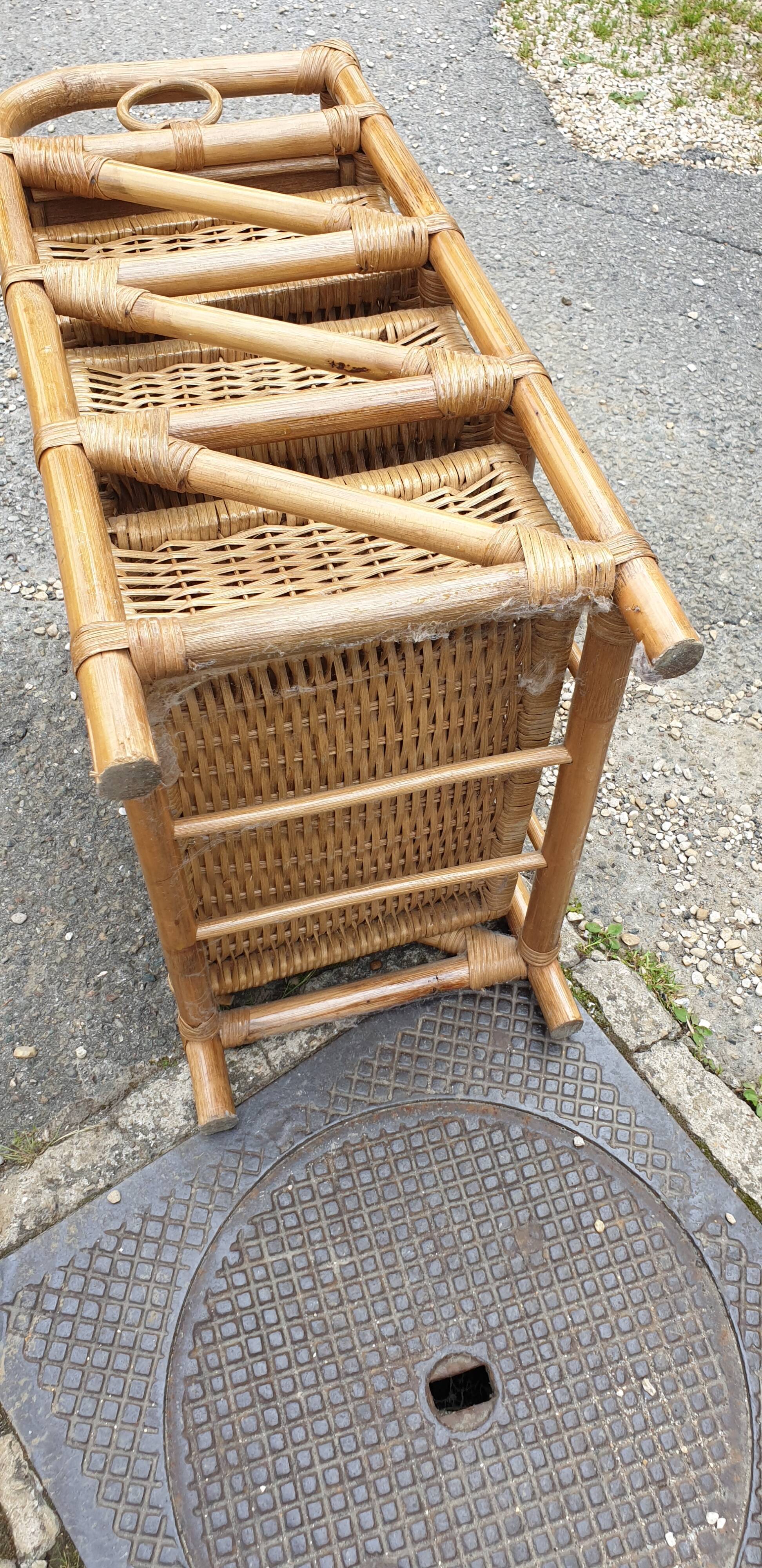 Rattan cabinet 3 drawers