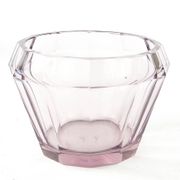 Art Deco vase, crystal, Moser, Czechoslovakia, 1930s