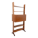 Vintage modular secretary shelf bookcase in teak from the 60s