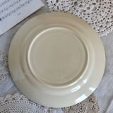 Vintage Round Earthenware Serving Dish - Delicate Floral Decor
