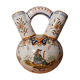 Bouquetière verseuse HD Henri Delcourt Boulogne gout faience bretonne Quimper