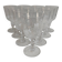 10 Baccarat crystal glasses, early 20th century