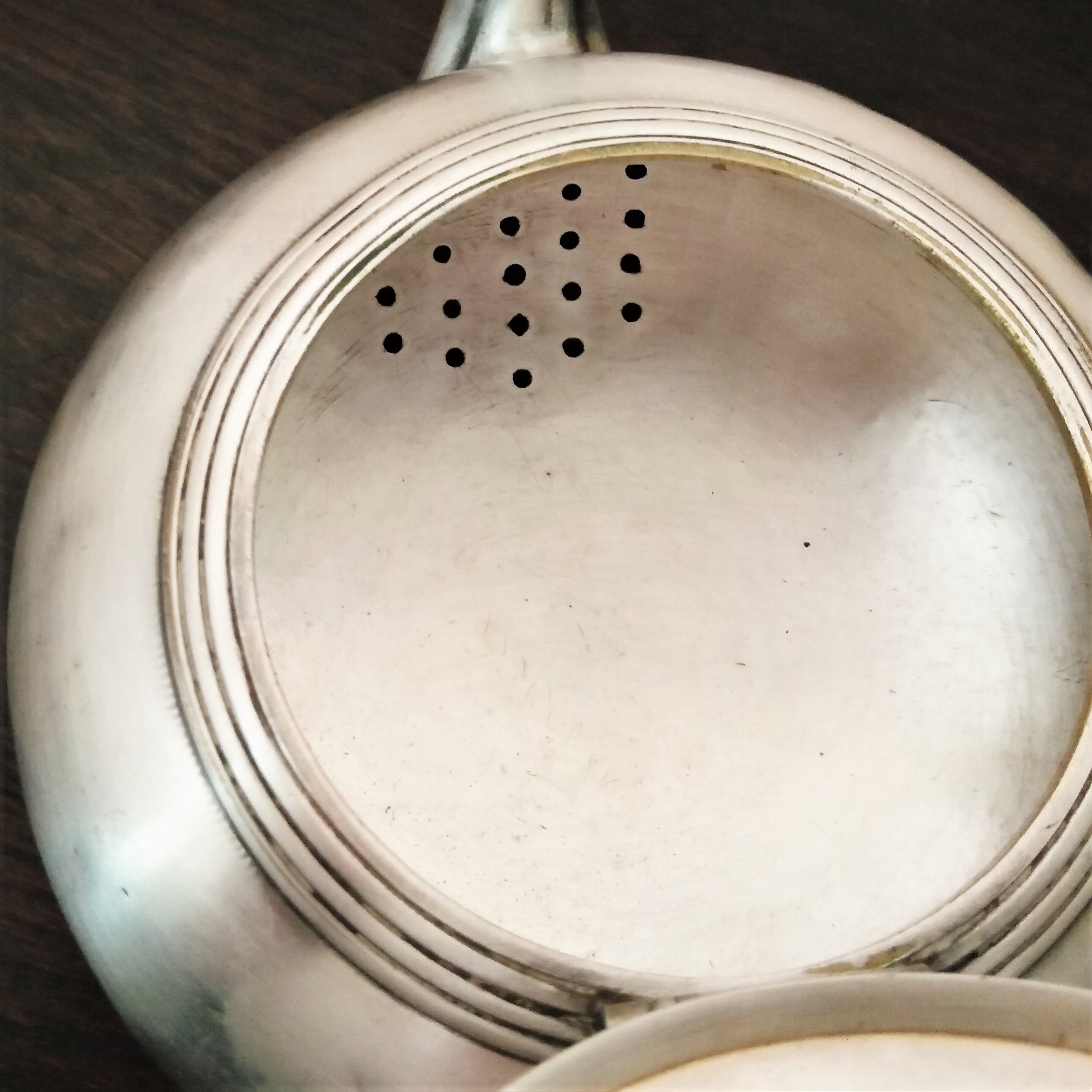 Vintage Buenos Aires silver metal coffee tea set with hallmarks