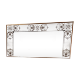 Very large wall mirror in Venetian style, with superb engraved decoration.
