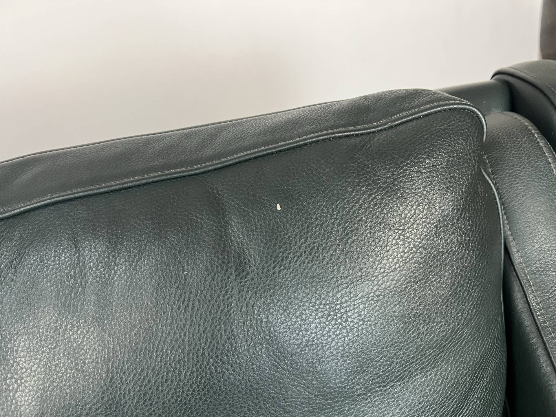 Danish leather sofa couch by Skippers furniture 70s 80s Design