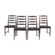 4 chairs in rosewood from rio editor vamo sonderborg