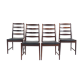 4 chaises en palissandre de rio éditeur vamo sonderborg