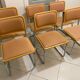 set of 6 chairs by Marcel Breuer Cesca B32 skaï 1960