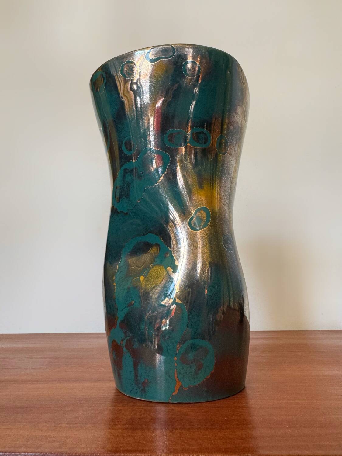 Arts Ceram Grand Feu Art Deco Vase