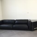 Cini Boeri - Sofa Gradual Lounge Black Leather Knoll/Gavina