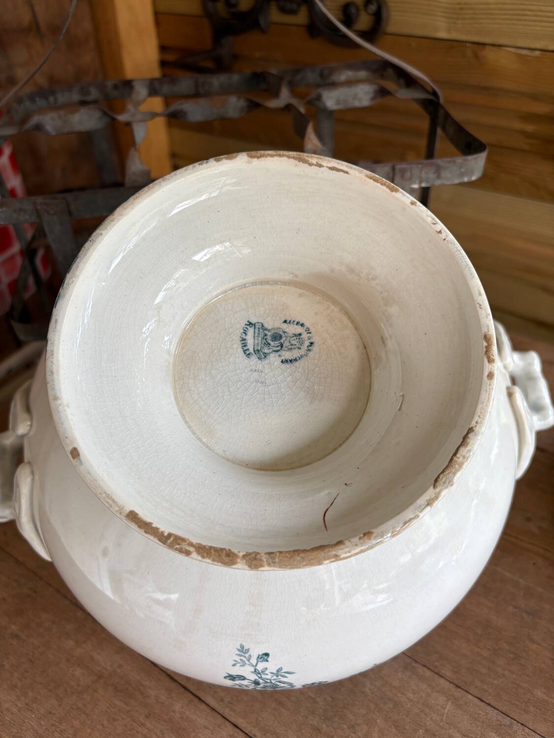 St-Amand soup tureen A. Lebacqz & M. Bouchart Rocaille model