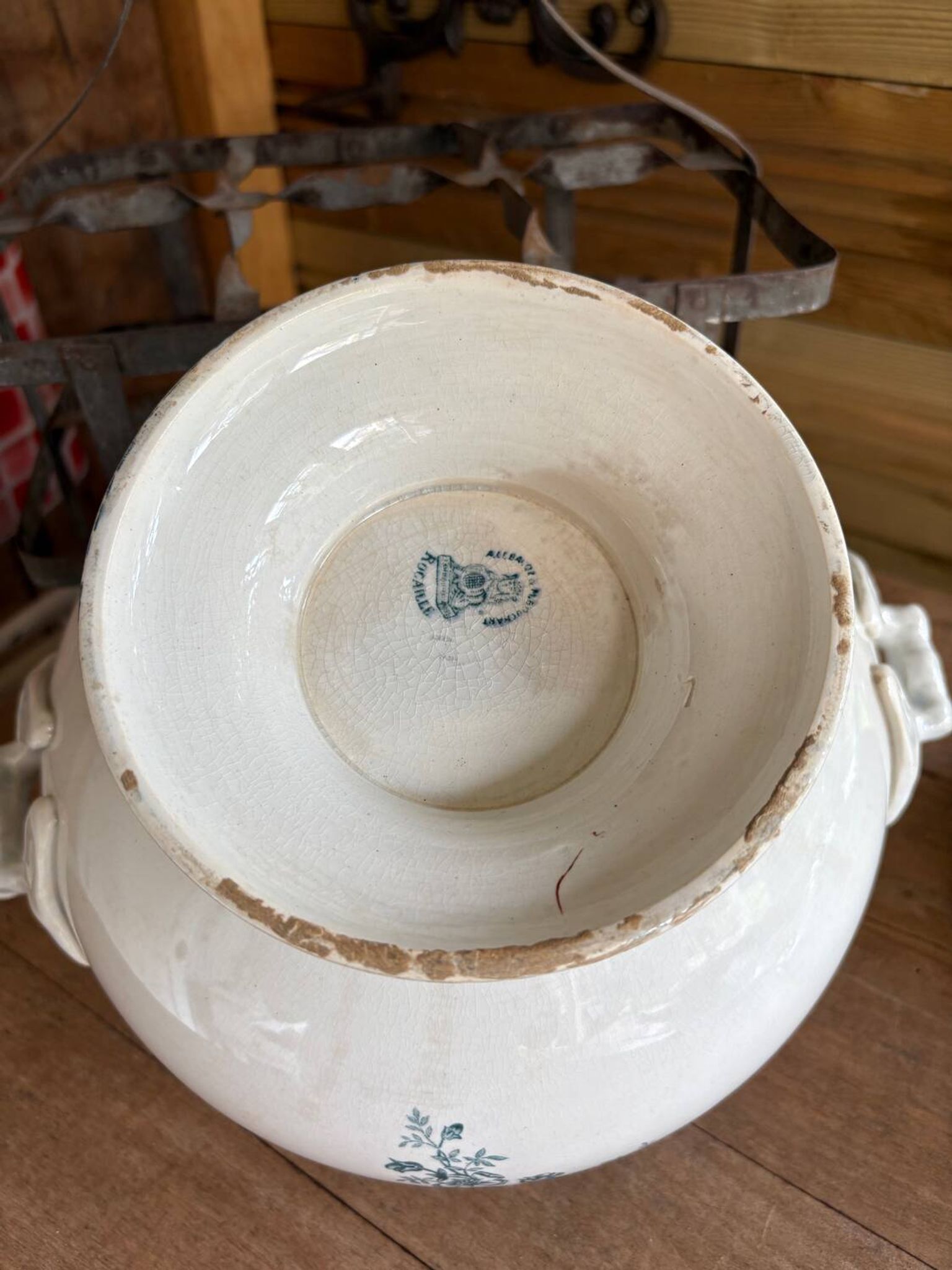 St-Amand soup tureen A. Lebacqz & M. Bouchart Rocaille model