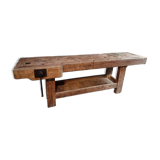 Antique beech table, France early 20th century